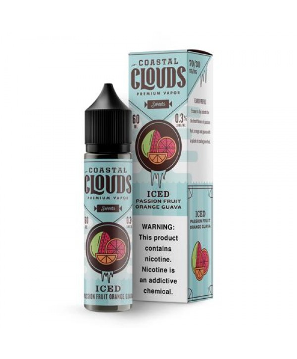 Coastal Clouds Sweets ICED Passion Fruit Orange Guava 60ml Vape Juice