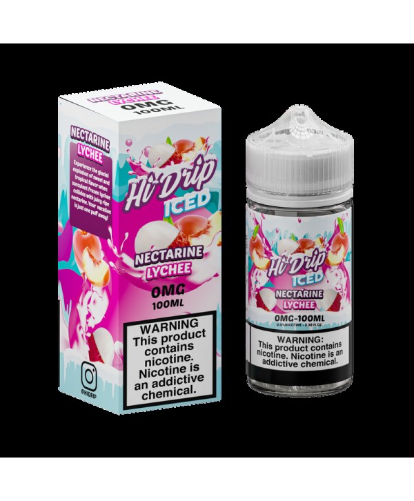 Hi-Drip Nectarine Lychee Iced 100ml Vape Juice