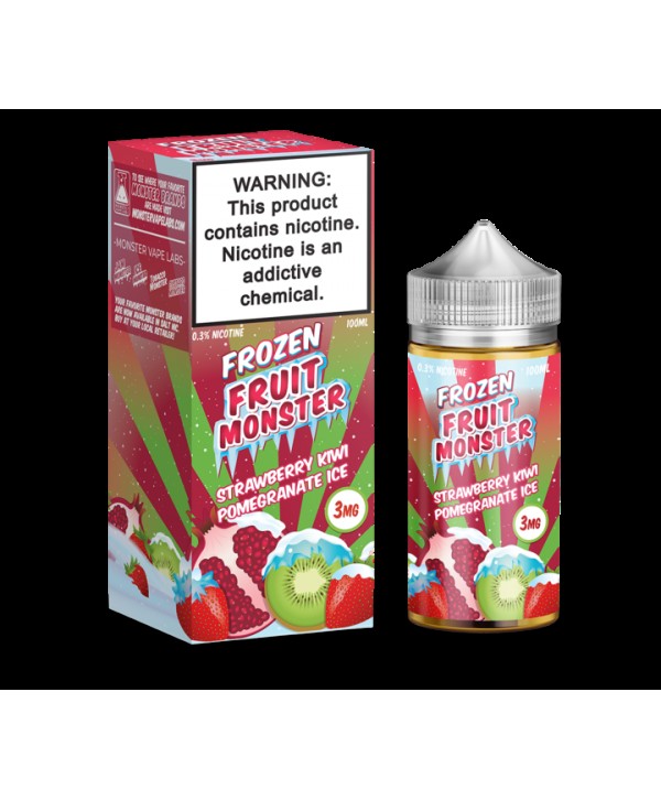 Frozen Fruit Monster Strawberry Kiwi Pomegranate Ice 100ml Vape Juice