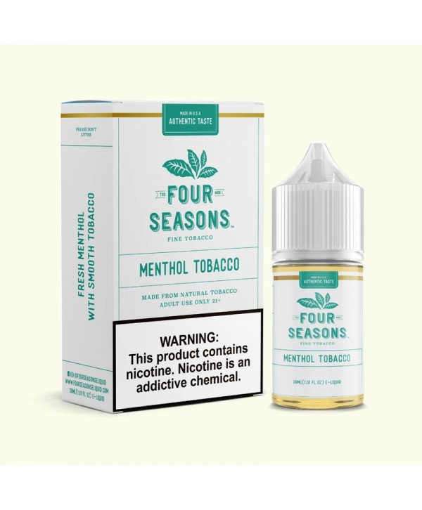 Four Seasons E-Liquids Menthol Tobacco 30ml Vape Juice