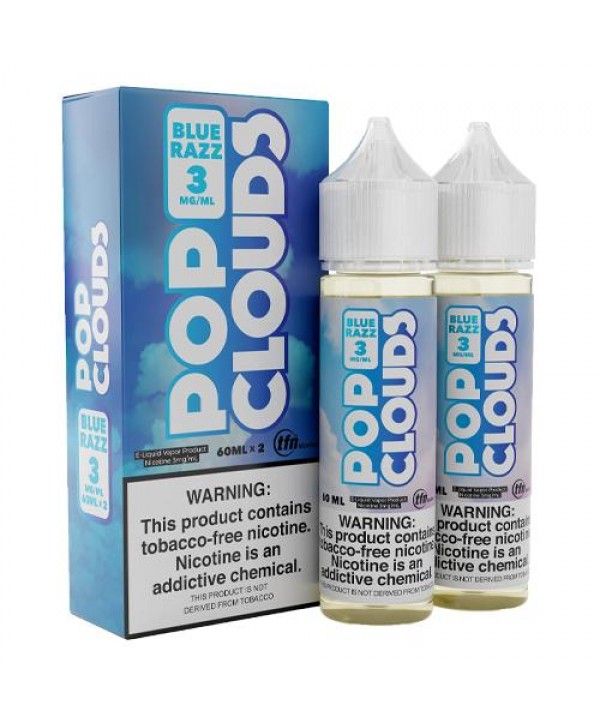 Pop Clouds Blue Razz 2x60ml TF Vape Juice