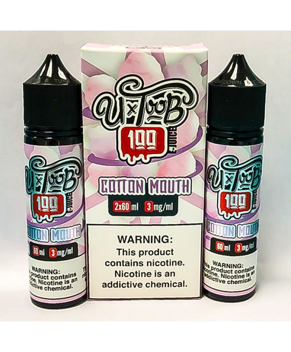 U TooB 100 Cotton Mouth 2 x 60ml (120ml) Vape Juice