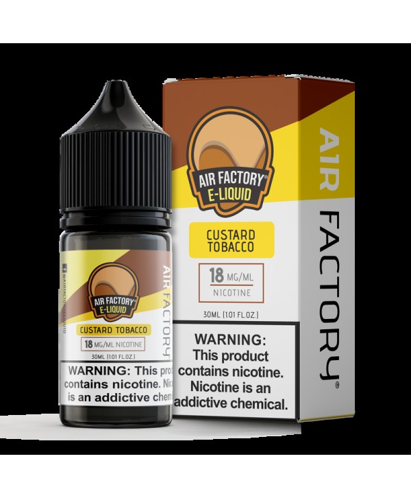 Air Factory Custard Tobacco 30ml Nic Salt Vape Juice