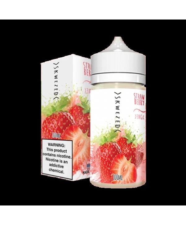 Strawberry 100ml Vape Juice - Skwezed