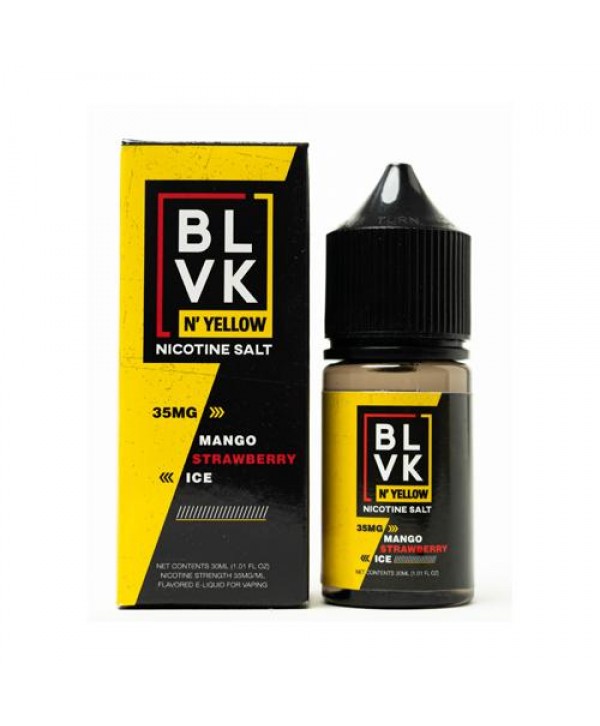 BLVK N'Yellow Salts Mango Strawberry Ice 30ml Nic Salt Vape Juice