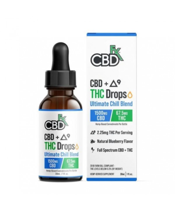 CBDfx Delta 9 + CBD Ultimate Chill Blend Tincture