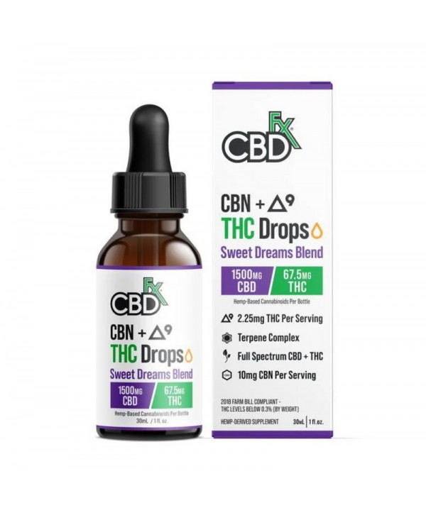 CBDfx Delta 9 + CBN Sweet Dreams Blend Tincture