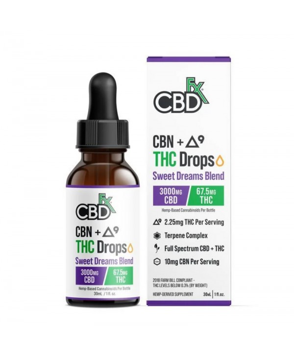 CBDfx Delta 9 + CBN Sweet Dreams Blend Tincture