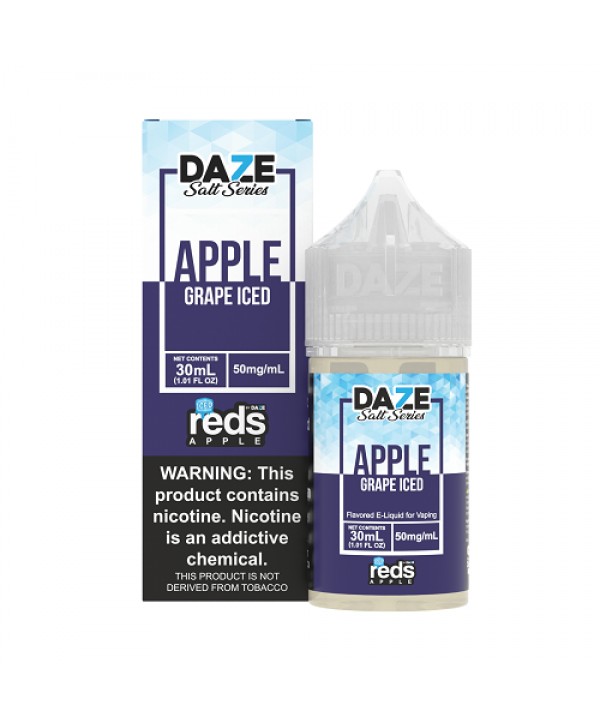 Grape ICED 30ml TF Nic Salt Vape Juice - Red's Apple