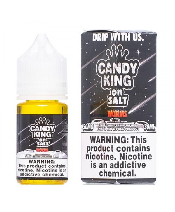 Candy King Worms Synthetic Nicotine 30ml Nic Salt Vape Juice