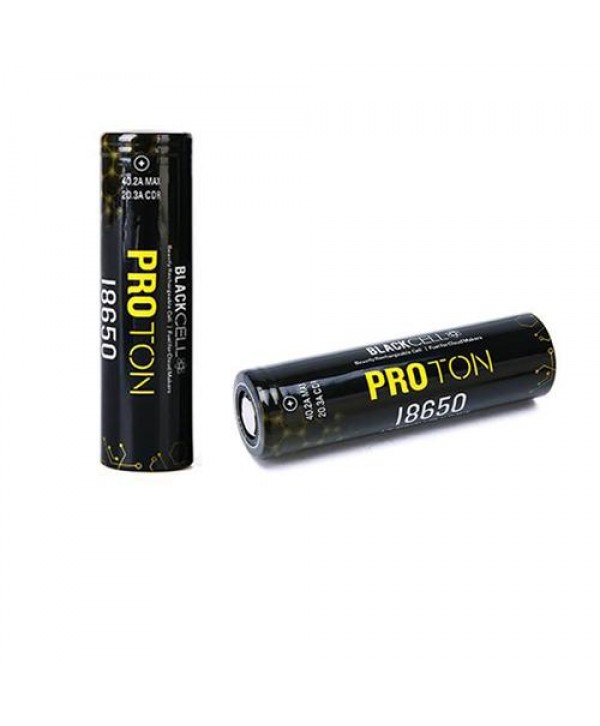 Blackcell Proton 18650 Battery 3018mAh 40.2A 3.7V (Pack of 2)