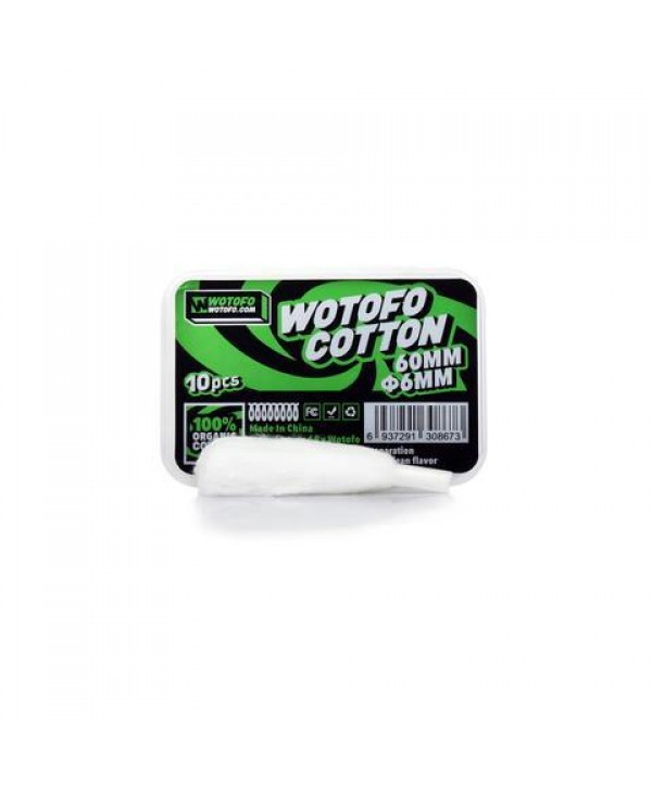 Wotofo Profile RDA 6mm Agleted Organic Cotton