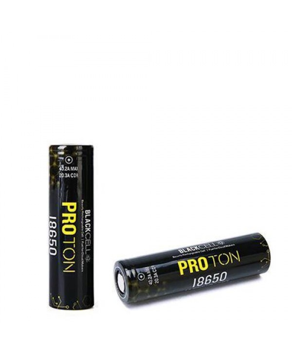 Blackcell Proton 18650 Battery 3018mAh 40.2A 3.7V (Pack of 2)