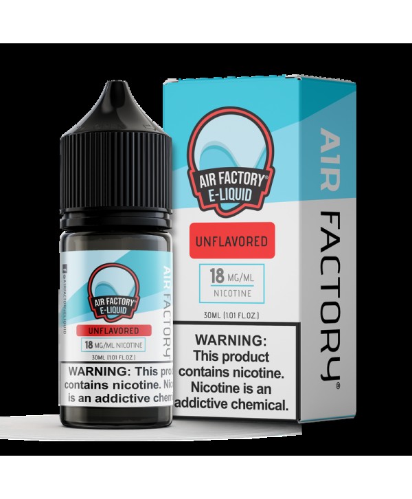 Air Factory Unflavored 30ml Nic Salt Vape Juice