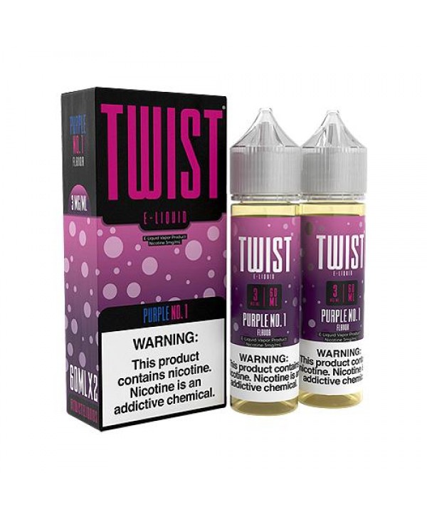 Twist E-Liquid Purple No.1 2x 60ml (120ml) Vape Juice - Twist E-Liquids