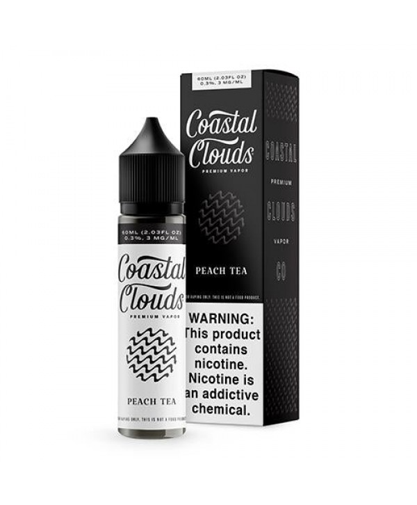 Coastal Clouds Oceanside Peach Tea 60ml Vape Juice