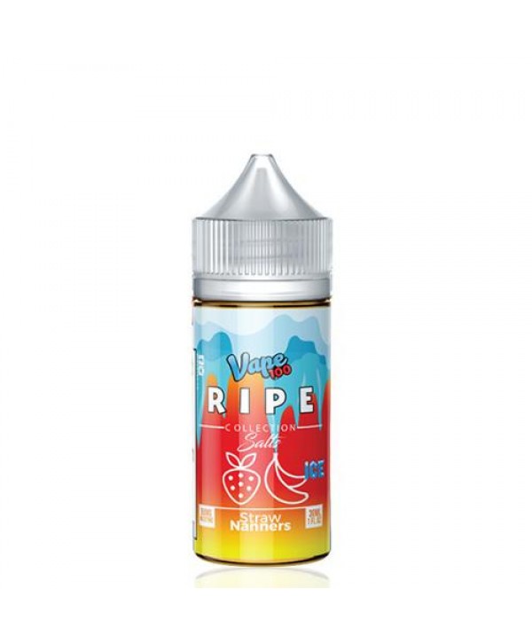 Ripe Collection Salts Straw Nanners ICE 30ml Nic Salt Vape Juice