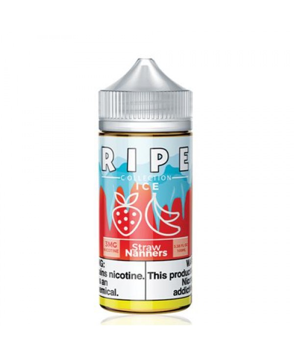 Ripe Collection Straw Nanners ICE 100ml Vape Juice