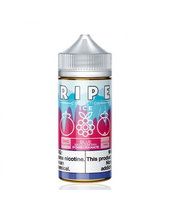 Ripe Collection Blue Razzleberry Pomegranate ICE 100ml Vape Juice