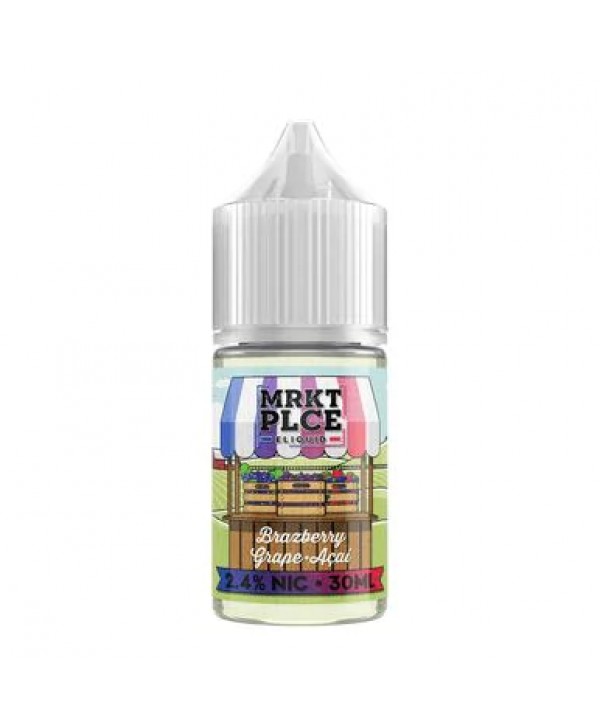 MRKT PLCE Brazzberry Grape Acai 30ml Nic Salt Vape Juice