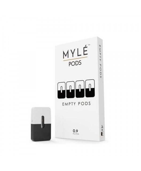 Glossy Pods MYLE Compatible Refillable Pods (Pack of 4)