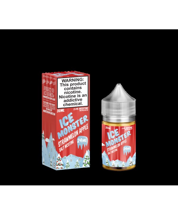 ICE Monster Salts Strawmelon Apple 30ml Nic Salt Vape Juice