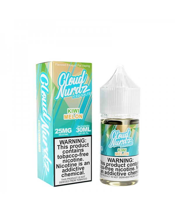 Kiwi Melon Iced 30ml TF Nic Salt Vape Juice - Cloud Nurdz