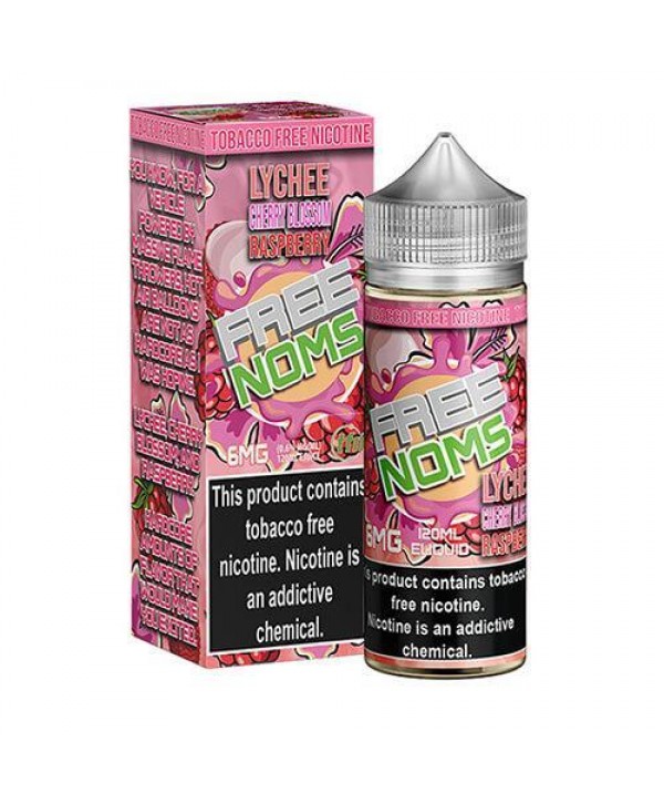 Lychee Cherry Blossom Raspberry TF 120ml Vape Juice - Free Noms