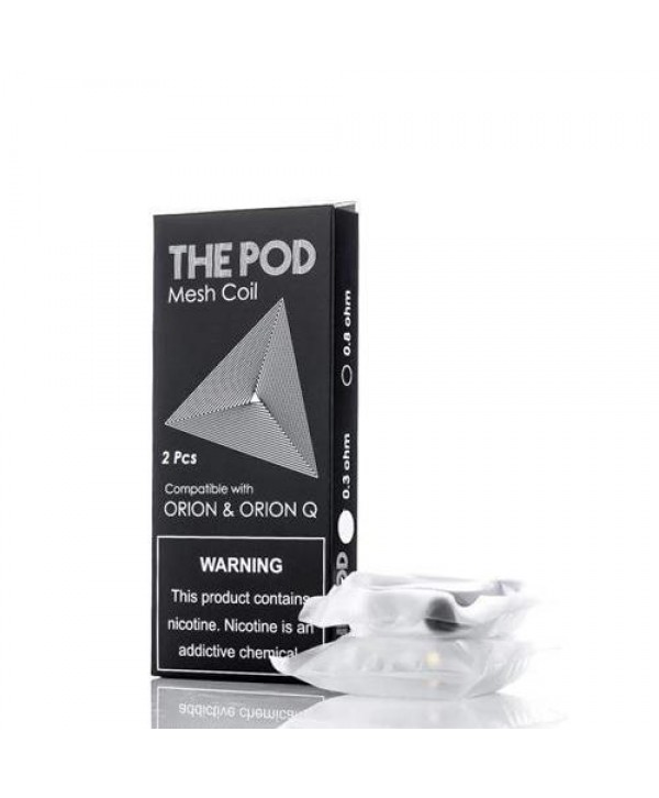 IQS The Pod Replacement Pod Cartridge (Pack of 2) | For the Orion DNA Go and Orion Q Pod Devices
