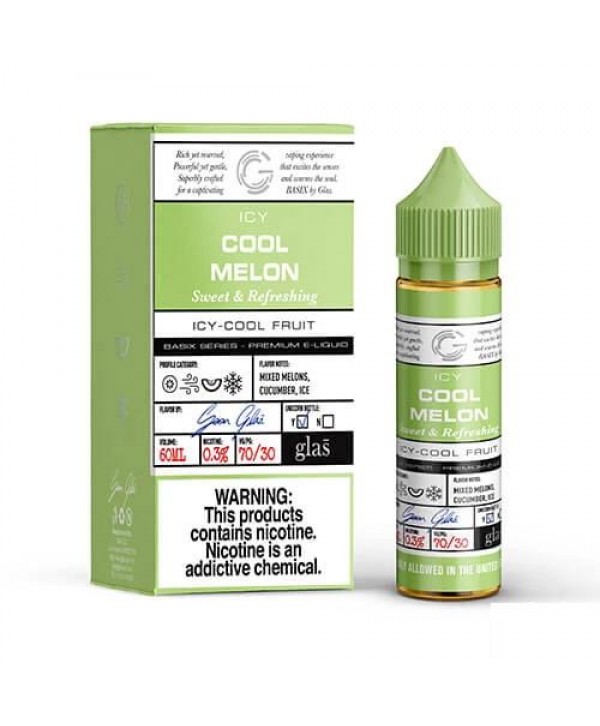 GLAS Basix Icy Cool Melon 60ml Vape Juice