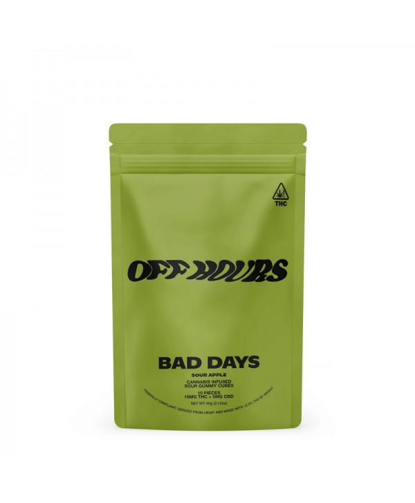 Bad Days Off Hours: D9 + CBD 200mg Sour Gummies (10x Pack)