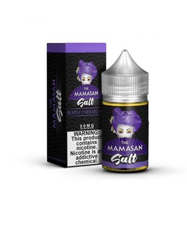 Mamasan Salt Purple Cheesecake 30ml Nic Salt Vape Juice