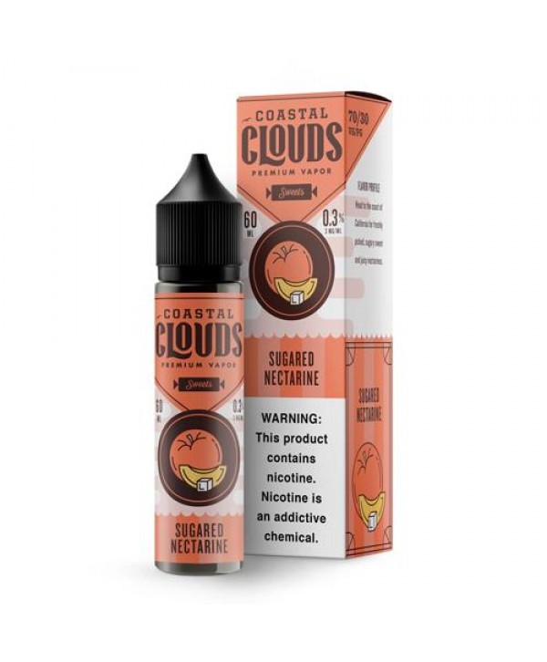 Coastal Clouds Sweets Sugared Nectarine 60ml Vape Juice