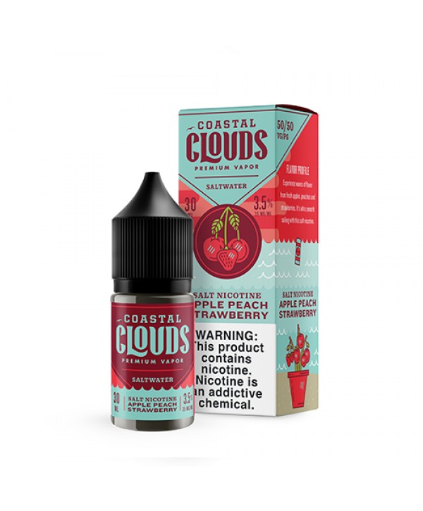 Coastal Clouds Citrus Peach (Sugared Nectarine) 30ml Nic Salt Vape Juice