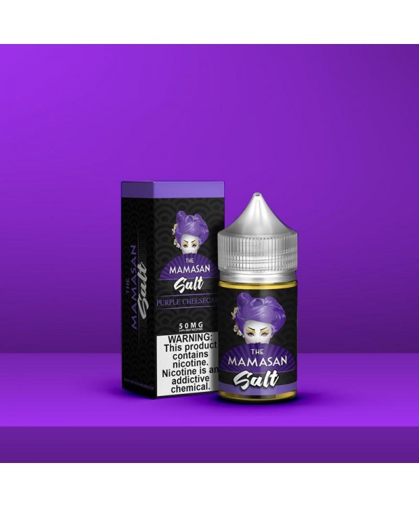 The Mamasan Salt Purple Cheesecake 30ml Nic Salt Vape Juice