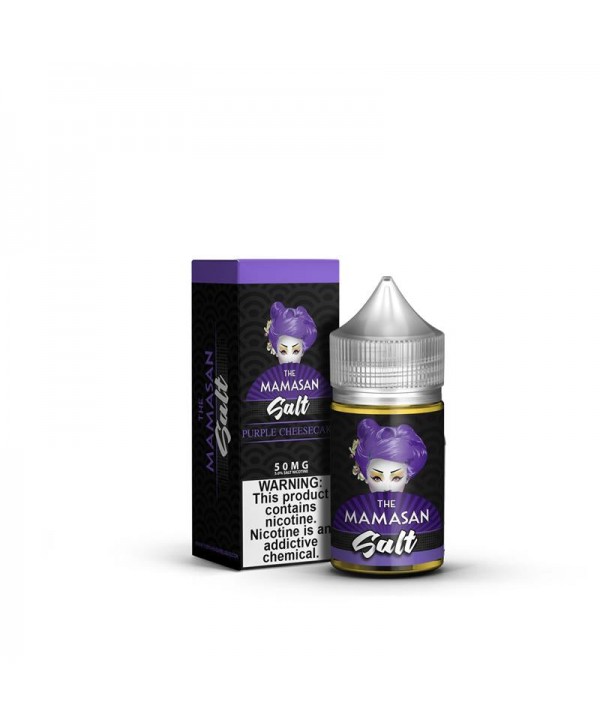 The Mamasan Salt Purple Cheesecake 30ml Nic Salt Vape Juice