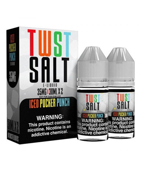 ICED Pucker Punch 2x 30ml (60ml) Nic Salt Vape Juice - Twist E-Liquids