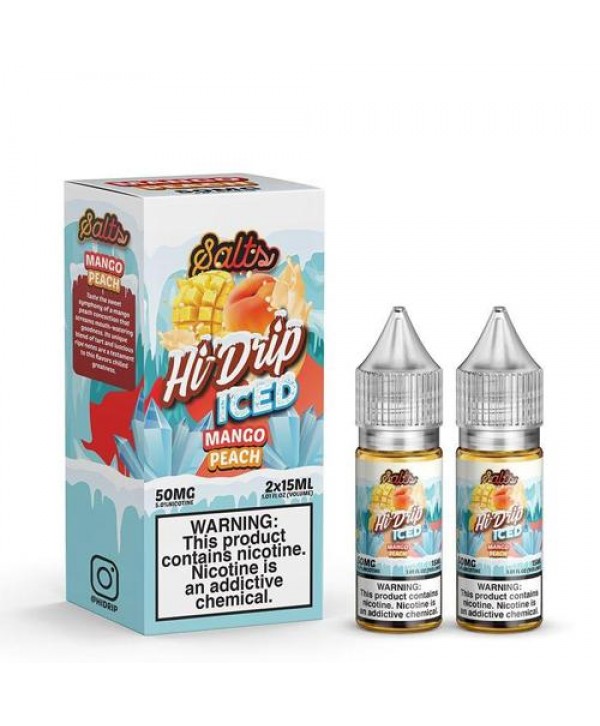 Hi-Drip Salts Mango Peach Iced 30ml Nic Salt Vape Juice