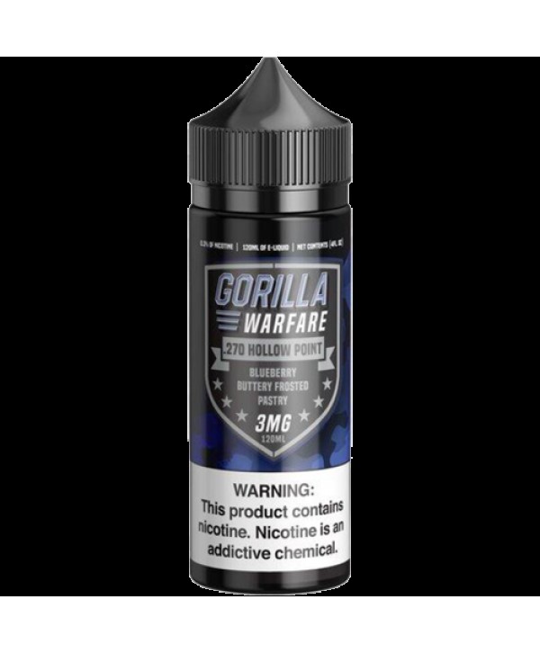 .270 Hollow Point 120ml Vape Juice - Gorilla Warfare