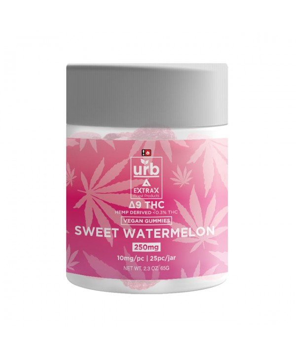 Urb x Delta Extrax 250mg Delta 9 Gummies (25x Jar)