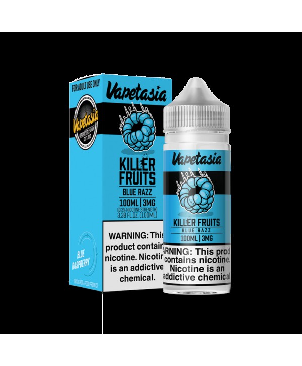 Vapetasia Killer Fruits Blue Razz 100ml Vape Juice