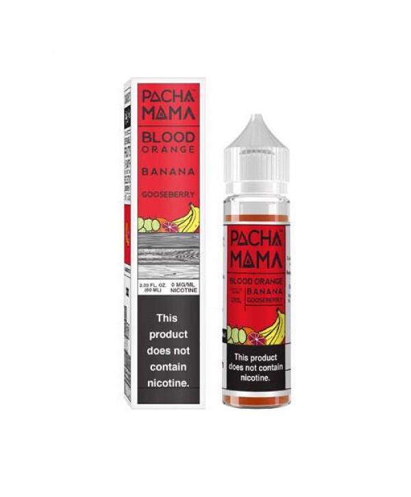 Pachamama Blood Orange Banana Gooseberry 60ml Vape Juice