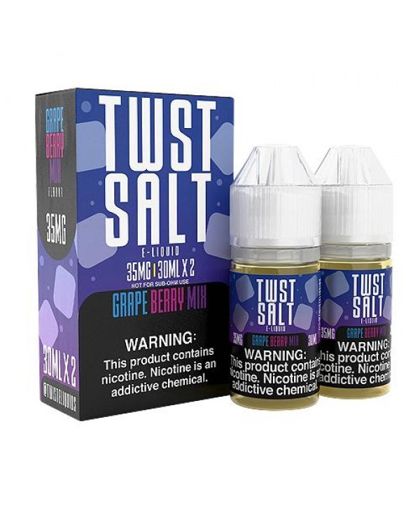 Purple Grape 2x 30ml (60ml) Nic Salt Vape Juice - Twist E-Liquids