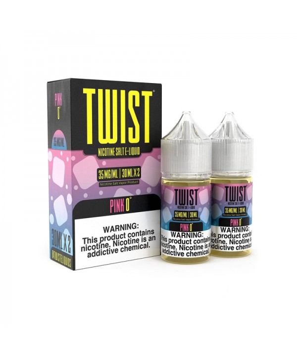 Pink 0° 2x 30ml Nic Salt Vape Juice - Twist E-Liquids