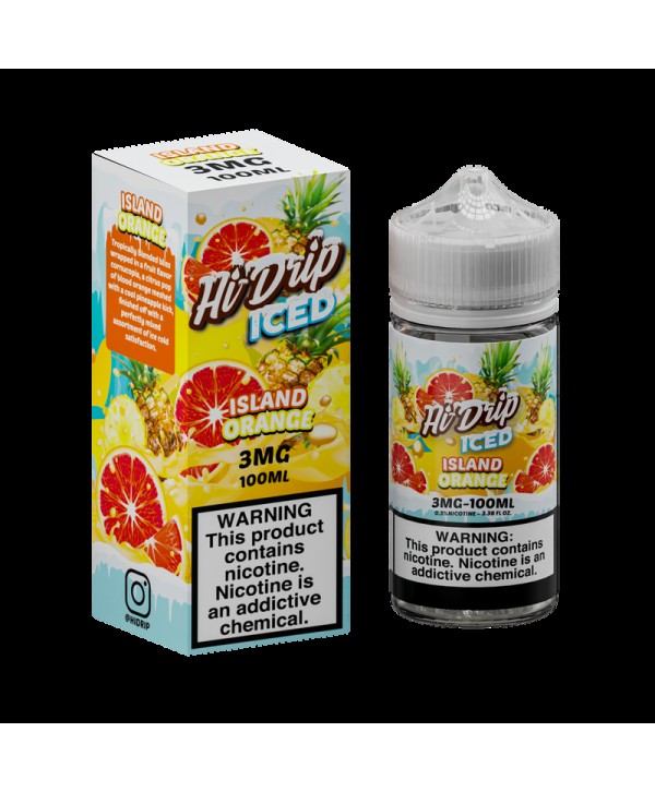 Hi-Drip Blood Orange Pineapple Iced 100ml Vape Juice