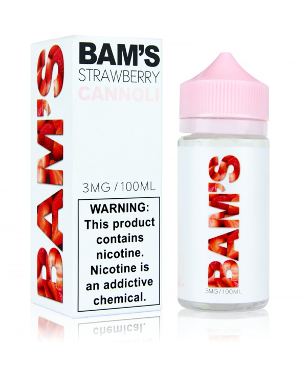 Bam's Strawberry Cannoli 100ml Vape Juice