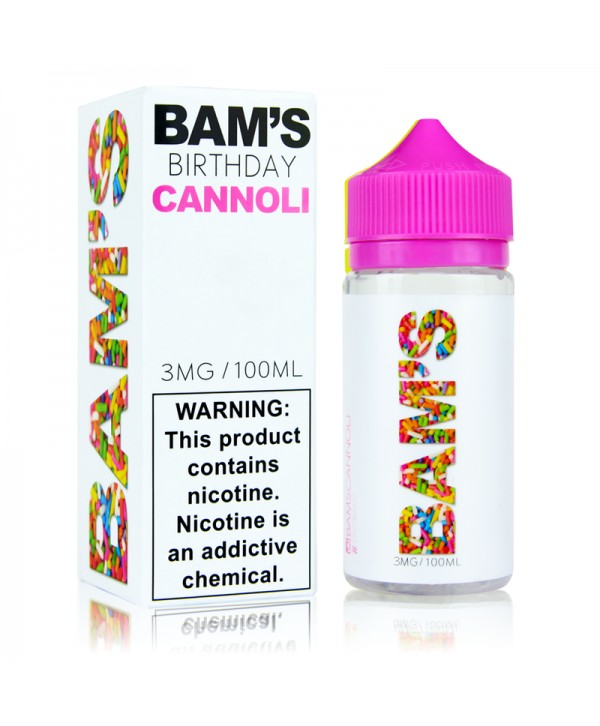 Bam's Birthday Cannoli 100ml Vape Juice