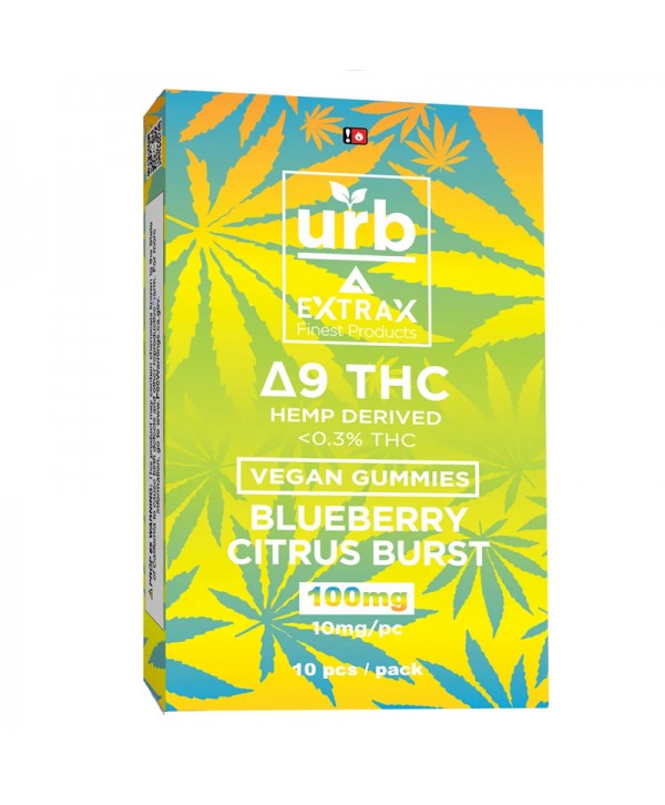 Urb x Delta Extrax 100mg Delta 9 Gummies (10x Pack)