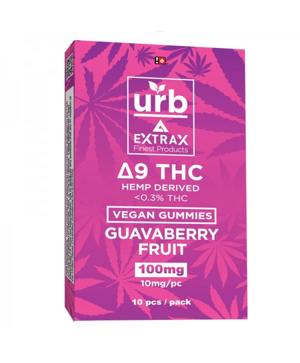 Urb x Delta Extrax 100mg Delta 9 Gummies (10x Pack)