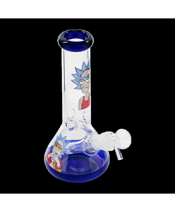 Rick & Morty Glass Beaker Bong Default Title